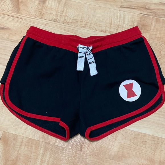 Her Universe Shorts Her Universe Marvel Black Widow Shorts Poshmark